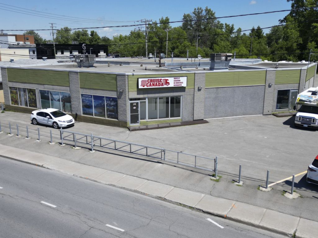 Commercial and industrial space with outdoor storage