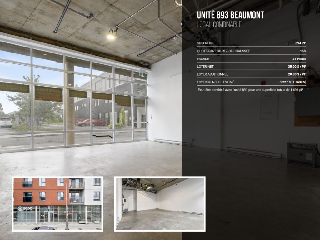 Units commerciales  louer voisines du MIL