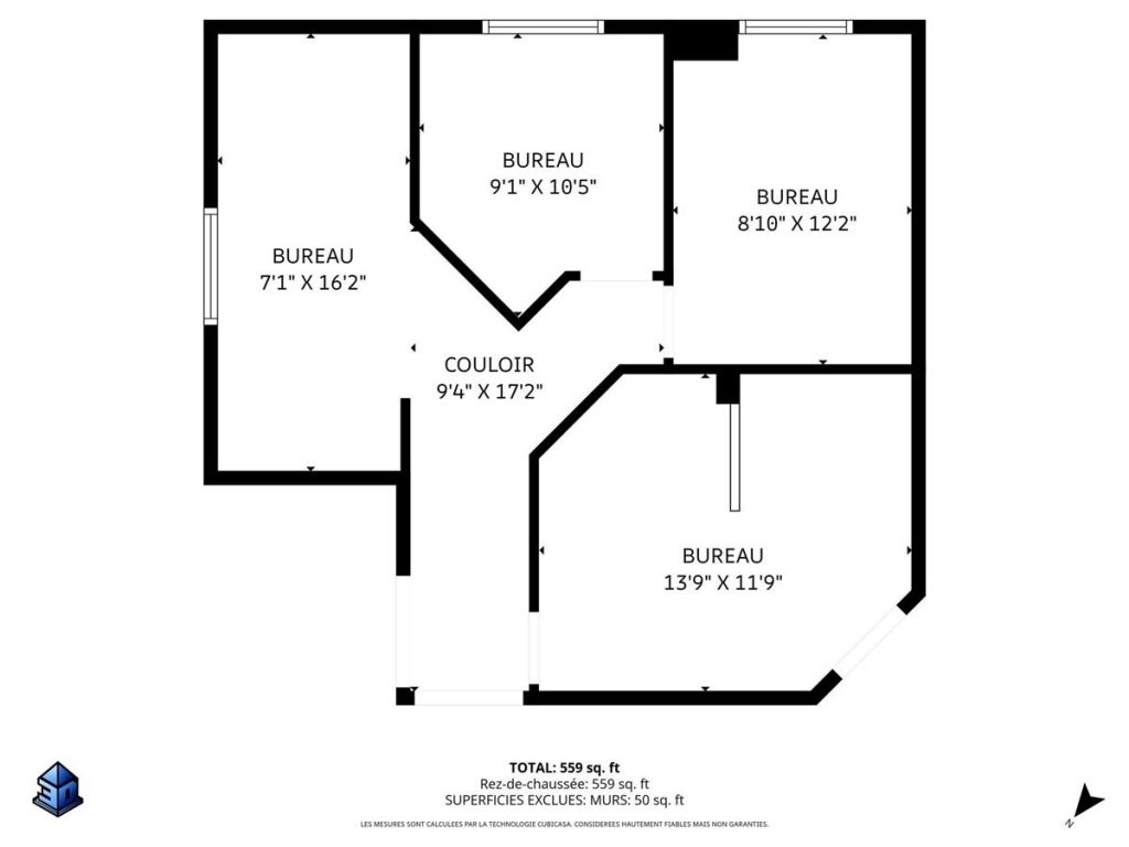 Office Space for Rent � 4150 Boul. St-Martin O., unit 100, Laval (Chomedey)