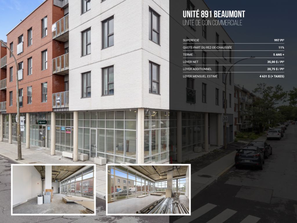 Units commerciales  louer voisines du MIL