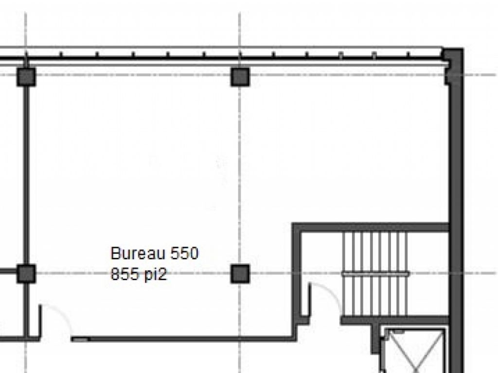 Bureau  louer - 465 rue Victoria St-Lambert Rive-Sud - 900 pi2