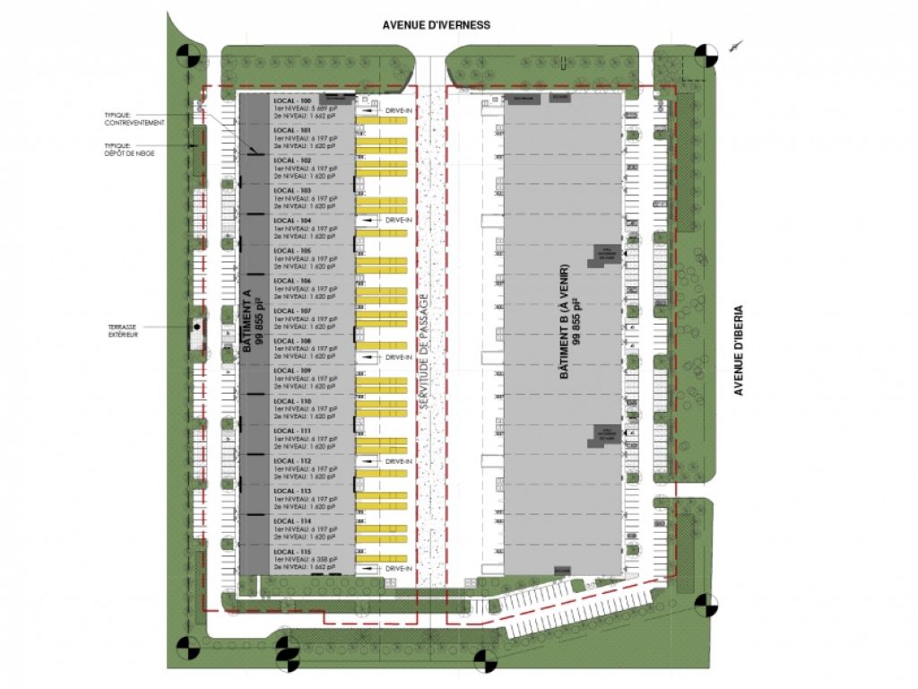 LOUEZ UN LOCAL ABORDABLE  CANDIAC -  partir de 7600 pi2