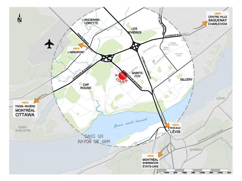 Espaces commerciaux - Location  Ste-Foy - Sur l'axe Duplessis et Chemin Ste-Foy