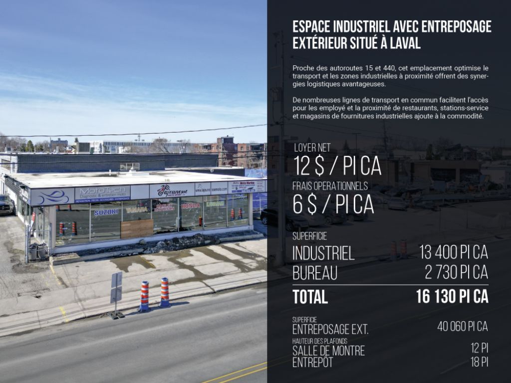 Industrial space and storage for rent