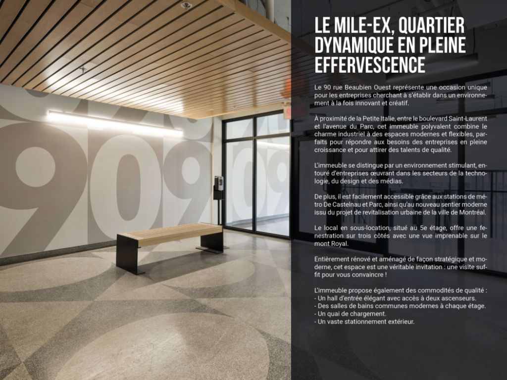 Opportunit exceptionnelle de sous-location
