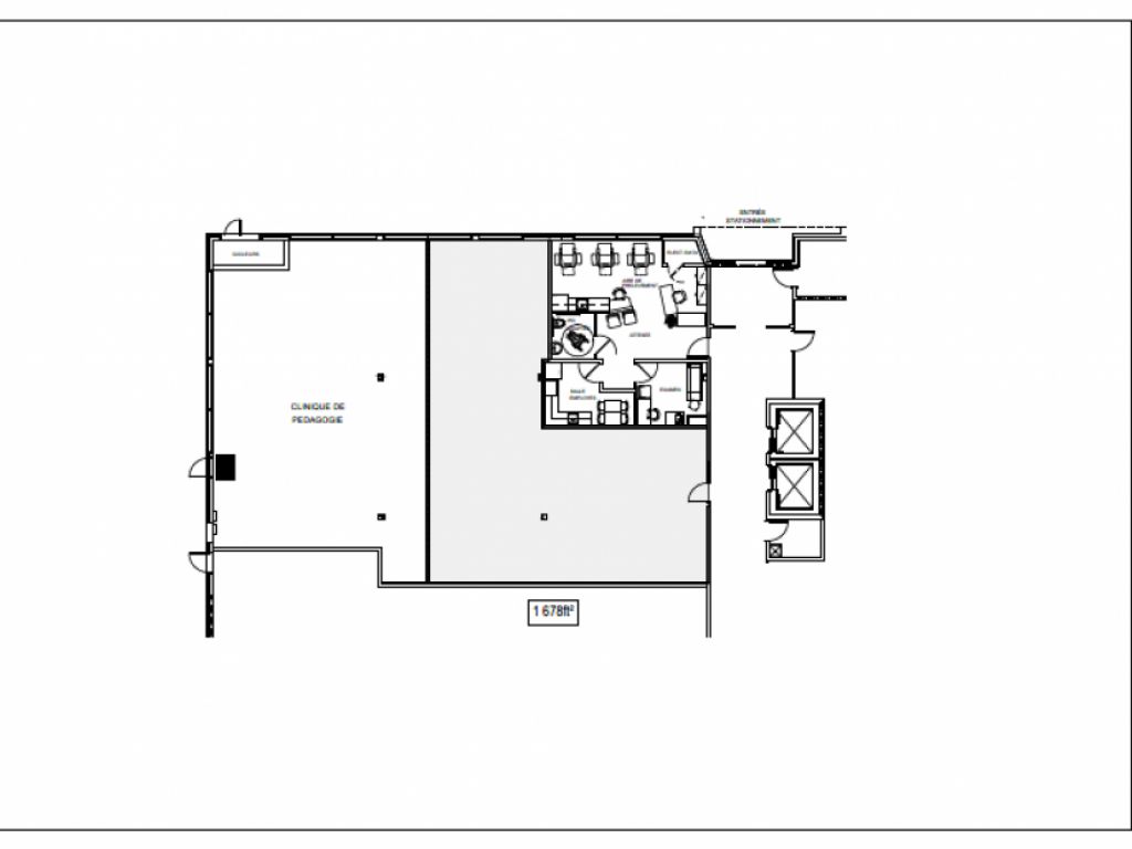Espace commercial  louer - 215, boulevard Montcalm