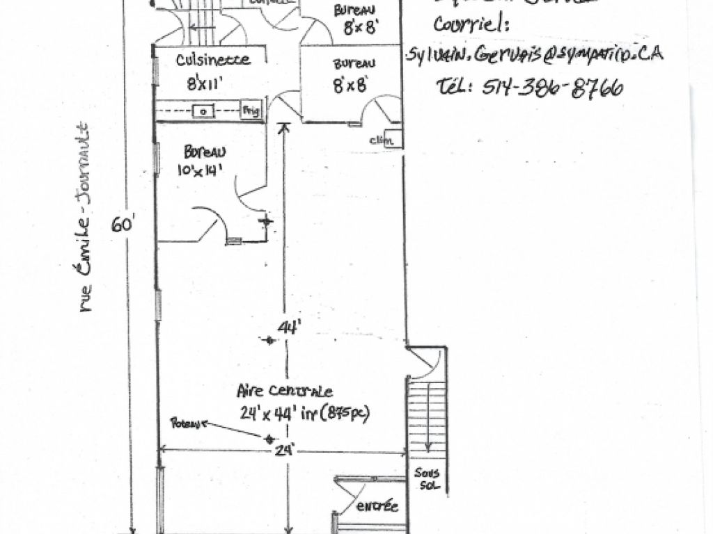 Commercial space on Lajeunesse street ideal for shops and businesses seeking  presence and visibility.
