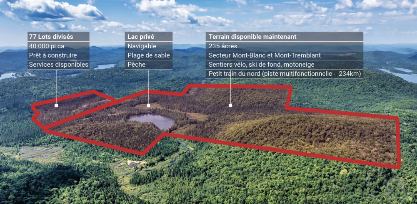 Immense Terrain de plus de 10M de pi2 - À vendre