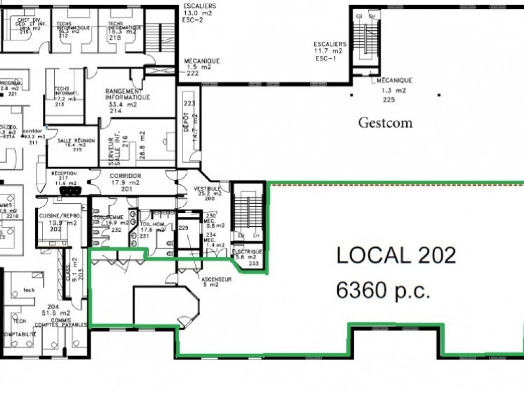 Local / Bureau 2100 � 6360 pc Centre-ville Saint-J�r�me 