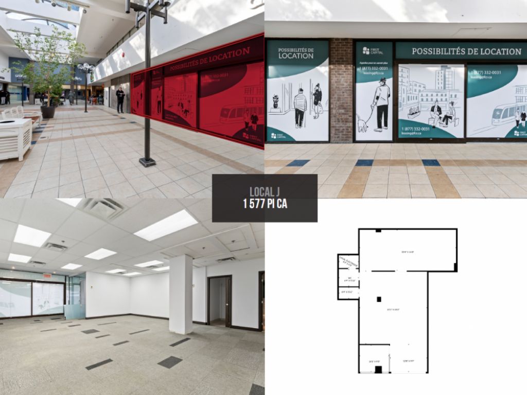 Locaux disponibles aux Galeries Normandie