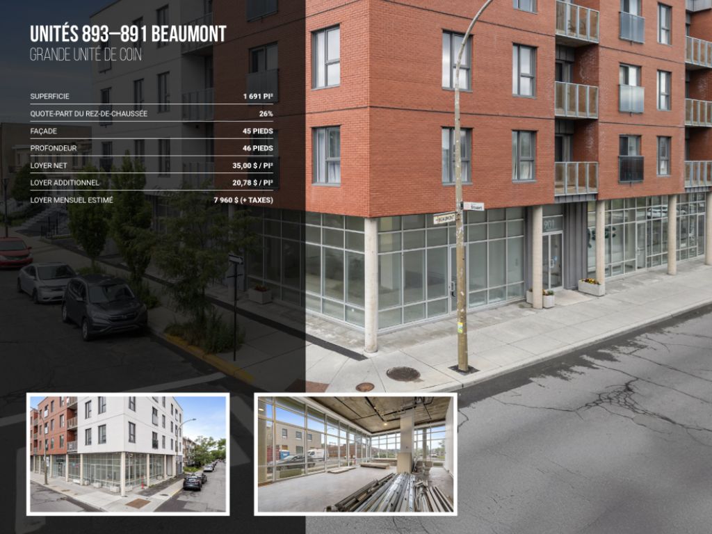 Units commerciales  louer voisines du MIL