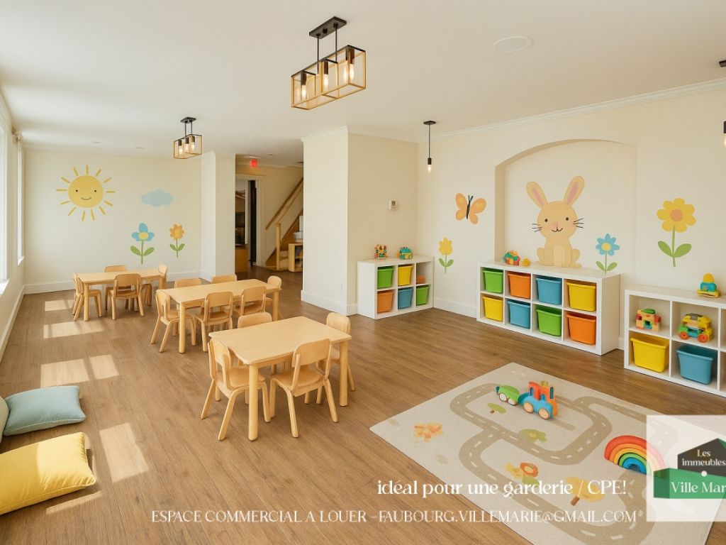 Commercial space for rent in Montreal - private terrace
