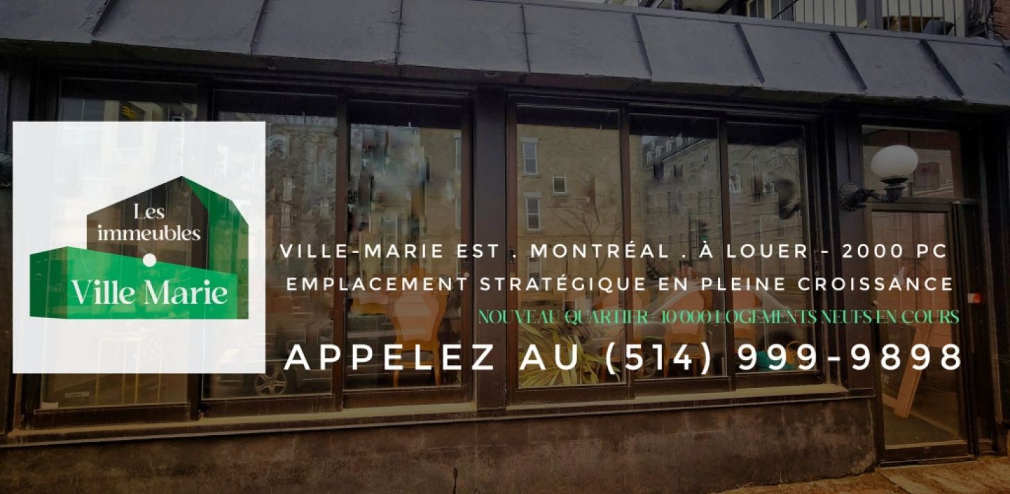 Espace restaurant à louer avec équipement complet - Ville-Marie Est - À louer