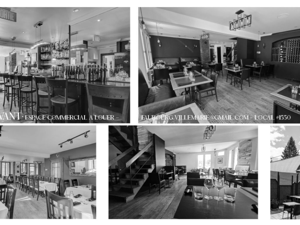 Commercial space for rent in Montreal - private terrace