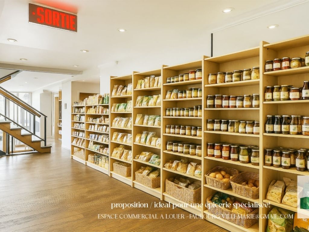 Commercial space for rent in Montreal - private terrace